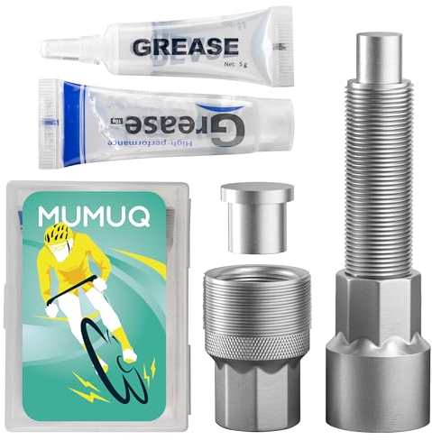Kurbelabzieher Fahrrad Kurbel Entferner 14mm Schlüssel Tretlager Werkzeug für 16mm Schraubenschlüssel, Kurbel Fahrräder Kurbelarm Abzieher Kompatibel für Shimano,Bosch E-Bikes,ISIS, Octalink,4-Kant