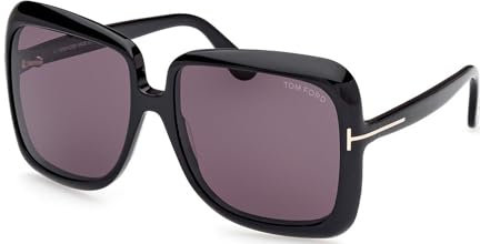 TOM FORD FT1156 LORELAI shiny black 59