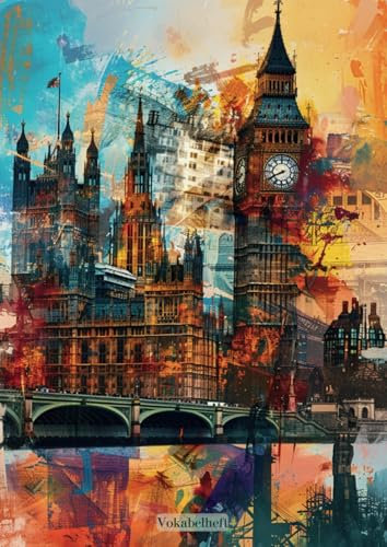 Vokabelheft DIN A4 - 3 Spalten liniert: Lineatur 54, 110 Seiten mit Erfolgstracker und Imhaltsverzeichnis