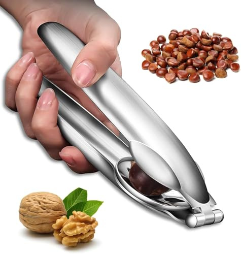 Herramienta de corte de castañas de acero inoxidable, herramienta de abridor de castañas, cuchillo de castañas, herramienta para cortar castañas, pelador de castañas (1)