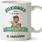 MUGFFINS Tazas para OPOSITOR hombre - En Español - Mejor Universo Trofeo - 11 oz / 330 ml - Regalo original y divertido