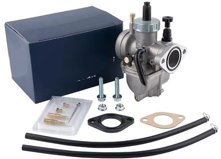 SPLACK Vergaser Carbon Reiniger Kit Für PE17 19 22 24 26 28mm Vergaser Mit Carb Jet Für Kawasaki 2T 4T Flansch Motor Motorrad Dirt Cub Roller Vergaser Düsen(28mm)