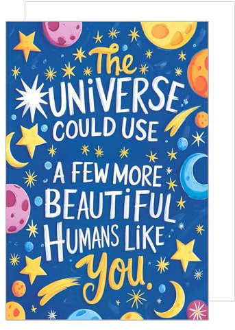 Edition Seidel Premium Geburtstagskarte mit Umschlag. Glückwunschkarte Grußkarte Karte Geburtstag Happy Birthday Mann Frau Universum Galaxy Planeten (G3731 SW025)