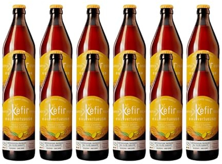 Kéfir Eau Vertueuse goût Gingembre Curcuma - 12 x 33 cl