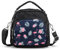 LaRechor Damen Umhängetasche Kleine Handtasche Schultertasche Vielen Fächern Nylon Damentaschen Flamingo Tasche mit Henkel Mini Rucksack