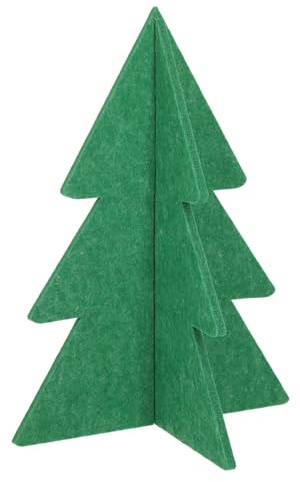 itsisa 3D Filz XL Tannenbaum zum Stellen H:80 cm in Grün - Weihnachtsdeko, Weihnachtsbaum, Weihnachten Dekoration, Adventsdeko, Winterdeko