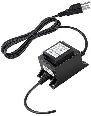 JOUFNING Voltage Converter Transformer - AC 12V/24V Low Voltage Landscape Transformer, IP68 Waterproof Power Supply Converter, for Swimming Pool Water Pump Outdoor Spotlights(15W)