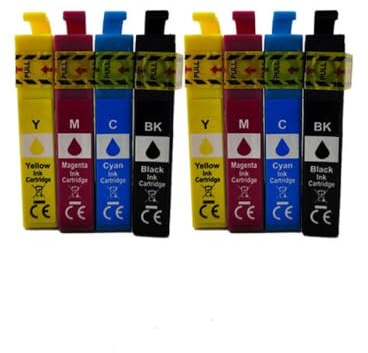 UHRSERNJ 603xl Tintenpatronen kompatibel mit 603 T603XL XP 2100 XP-3100 XP-2100 WF-2810 XP-3105 XP-4100 WF-2830 XP-2105 Drucker(8pcs 603 XL)