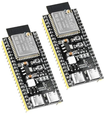 Heemol ESP32 S3 N16R8 DevKitC-1 Module, für ESP32 S3 Entwicklung Boards mit WiFi, Bluetooth 5.0 für Arduino,USB C Anschließbare - 2 Stück