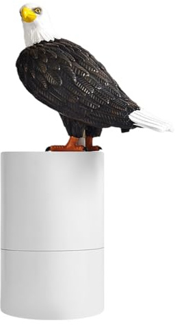 Dispenser Di Sapone In Schiuma Peace Bird, Con Sensore Intelligente Touchless, 9x27,5 Cm, Lavamani In Schiuma A Forma Di Piccione E Aquila Calva, Dispenser Automatico Di Sapone Liquido, Risposta Rap