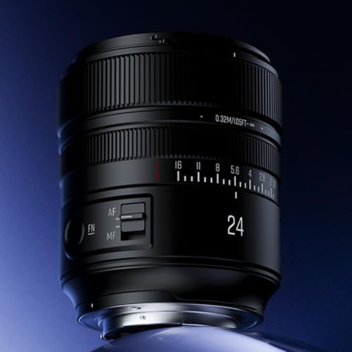 Brightin Star AF 24 mm F1.8 - Objetivo gran angular con enfoque automático, para montaje en Z, con motor STM, anillo de apertura de clic y revestimiento Super IMC