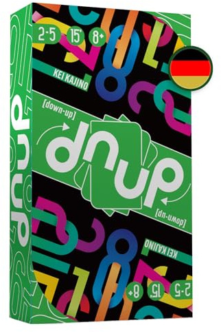 Asmodee, dnup, Rasantes Familienspiel, Deutsch | Schnelles Kartenspiel, das alles auf den Kopf stellt für 2-5 Spieler, 15 Minuten, Gesellschaftsspiel ab 8 Jahren