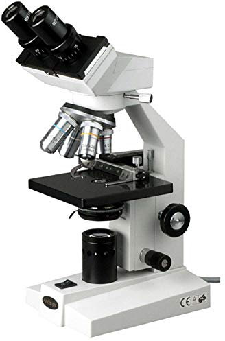 Amscope b100-ms 40 x -1000 x microscopio biologico binoculare W/Mech. Stage