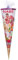 Schultüte - Fairy Fairyland 22 cm - incl. Namen - mit Tüllabschluß - Zuckertüte Nestler Fairies Tinkerbell Fee Elfe Blumen Feen