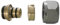 Adattatore per tubo multistrato a stringere nichelato 20x2,25-3/4 x18