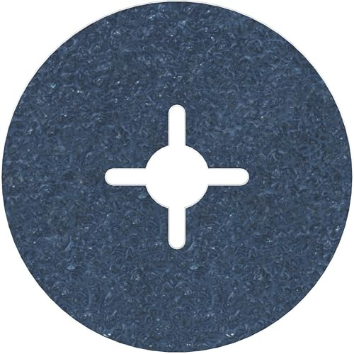 Bosch PRO R574 Fiberscheibe, 125 mm, G36 | für Stahl, Stahl, Körnung 36, Professional Zubehör Kleiner Winkelschleifer