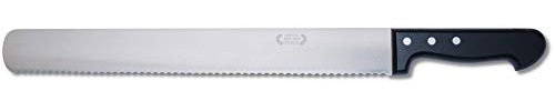 Cuchillo de giroscopio de 40 cm con filo ondulado.