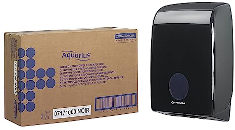 Aquarius Spender für Papierhandtücher 7171 – 1 x Papiertuchspender, schwarz