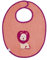 LÄSSIG Baby Kleinkind Lätzchen Medium wasserabweisend Klettveschluss/Medium Bib, Wildife Löwe