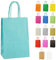 10 Extraklein Papiertüten für Partys und Geschenke mit Griffen - Hellblau - 140x210x80mm