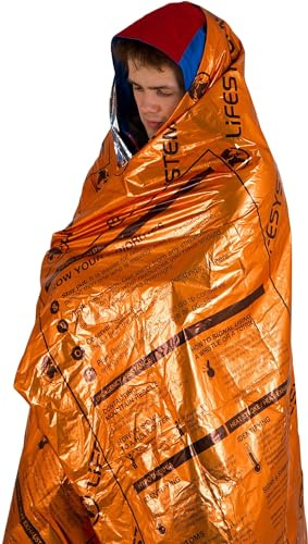 Lifesystems Heat Shield Notfall-Wärmedecke zum Wandern, Bergsteigen und Überleben im Freien