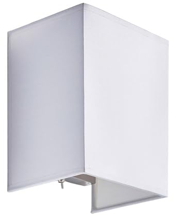 Lindby Stoff Wandlampe, Wandleuchte innen Innenleuchte Wand Textil 1x E27 max. 60W ohne Leuchtmittel IP20 Wandbeleuchtung Wohnzimmer Esszimmer