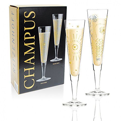 Ritzenhoff 2er-Set Design Champagnerglas - Sektglas Carolin Körner & Dorothee Kupitz