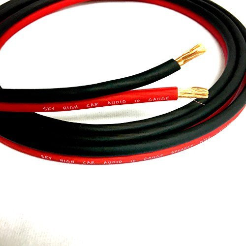 100' feet True 16 Gauge AWG OFC Speaker Wire Red/Black Car Home Audio