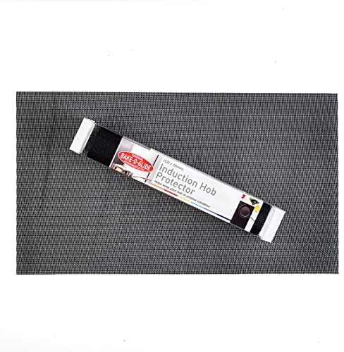 Bake-O-Glide Induction Hob Protector Half (2 Ring), Black, 295 x 520mm