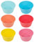 6X Colorful Reusable Plastic Children's Kids Food Bowls Outdoor Parties Picnic BBQ Travel Desserts Ice Cream Fruit Bowl Soup