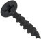 AERZETIX - C44657 - Lot de 100 Vis autotaraudeuses Ш3.5x25mm pour plaques de plâtre à pas large - à tête fraisée - à empreinte cruciforme PH - en acier - ossature bois fixation - couleur noir