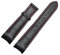 Uhrenarmbänder - Curved End Herren Uhrenarmband-Bügel-echtes Leder mit Faltschließe 20mm, 21mm, 22mm, Schwarz Rot ohne Schnalle, 22mm