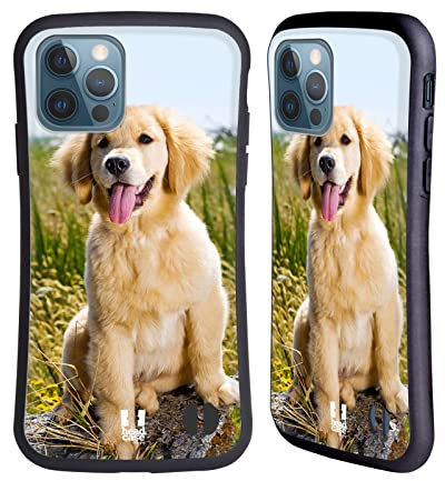 Head Case Designs Golden Retriever Welpe Beliebteste Hunderassen Hybride Handyhülle Hülle Huelle kompatibel mit Apple iPhone 12 / iPhone 12 Pro