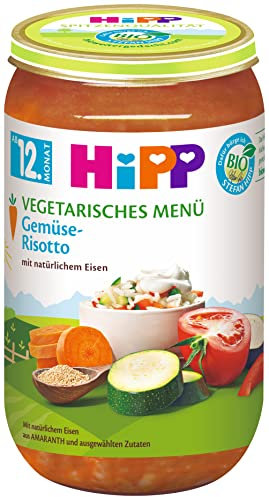 HiPP Bio Menüs ab 12.Monat Gemüse-Risotto, 6er Pack