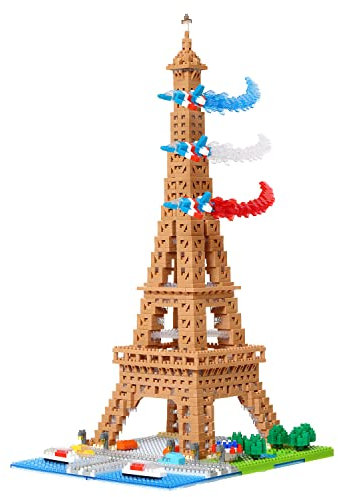 nanoblock - Weltberühmt - Eiffelturm Deluxe Edition, Advanced Hobby Series Bauset