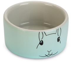 Beeztees Hamsternapf Gorky Nager Keramik grau/Mint Durchm. 7,5 x 4 cm