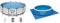 BESTWAY 56418D - Piscina Desmontable Tubular Steel Pro MAX 366 x 100 cm, con Depuradora Cartucho 2.006 L/H y Escalera & 58003 - Tapiz de Suelo 488 x 488 cm, Multicolor