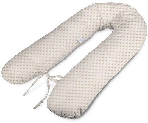 ekmTRADE Typ V 180cm XL Stillkissen Schwangerschaftskissen Lagerungskissen Seitenschläferkissen Handmade 100% Zertifizierte Baumwolle Geräuschlos (91)
