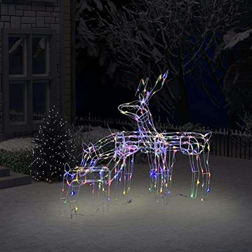 ARKEM 3-TLG. Rentiere Set Weihnachtsdeko 229 s REH Deko Weihnachten Weihnachtsdeko Garten