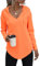 Cuptacc Pullover Damen MäDchen College Damen Langarmshirt Damen Hoodies Pullover Sweatshirt Essentials Hoodie Oberteile Leuchtorange 3XL