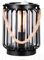 Dorephine Electric Wax Burners,Rustic Metal Oil Burner,Wax Melt Burner with 40W Edison Bulb for Home Décor (Vertical Lines)