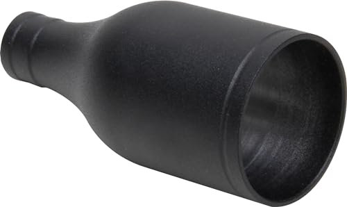 Kopp Abdeckung/Stülpe für E27-Isolierstofffassung, Durchmesser 40 mm, Länge 90 mm, Material Aluminium, Farbe schwarz, 342828017