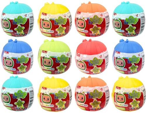 CoComelon Blindkapsel Zahlenfiguren-Set, Gelenkfiguren-Set, 12 Bälle