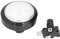 Botones Arcade, Botón Convexo Grande De 60 Mm Cúpula Grande Botón De Interruptor De 2 Pies con Pulsador De Luz LED para Consola De Juegos De Máquina De Grúa(Blanco)