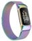 JKD Compatible with Fitbit Charge 6 /Charge 5 Bands for Women Men, Adjustable Stainless Steel Metal Mesh Loop Replacement Straps for Fitbit Charge 6/Charge 5 Advanced Activity & Fitness Trackers