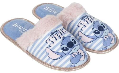CERDÁ LIFE'S LITTLE MOMENTS / Zapatillas Casa Divertidas Stitch Plantilla Acolchada y Suela Antideslizante Talla 34/35