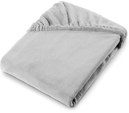 DALINA Textil - Sábana Bajera de Franela Cama 135 - Bajera Ajustable Colarina, Cálido y Sueva para Invierno, 135x195x30cm