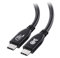 [Certificato USB-IF] Cable Matters Cavo USB 4 80Gbps 1,2m, supporta fino a [8K@120Hz / 4K@480Hz Video, 240W Ricarica, 80Gbps Trasferimento Dati] Cavo USB4, Nero, Compatibile con Thunderbolt 4, MacBook