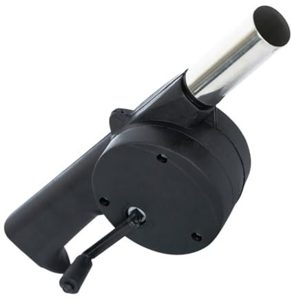 VANZACK Outdoor Bbq Blower Handheld Fire Blower Metal Camping Stove Backpacking Air