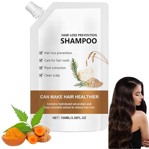 REMIMPI Anti-Hair Fall Hair Loss Shampoo, 300ML REMIMPI Anti Hair Loss Shampoo, Anti-Haarverlust Shampoo, Shampoo Gegen Haarausfall, Geeignet für Männer und Frauen für kräftiges und Gesundes Haar